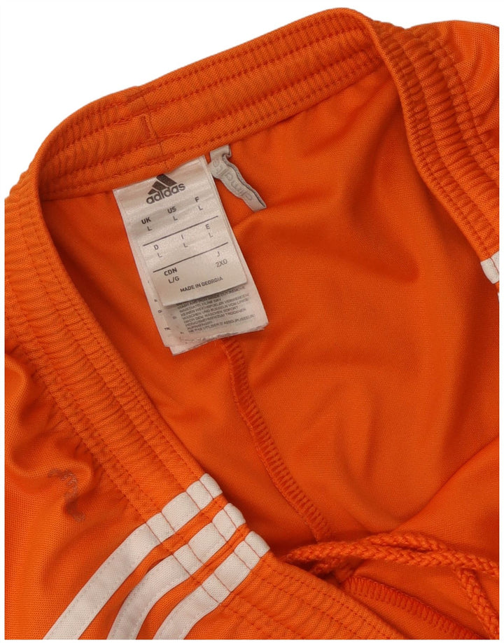Мужские спортивные шорты Adidas Climalite, большие оранжевые, полиэстер