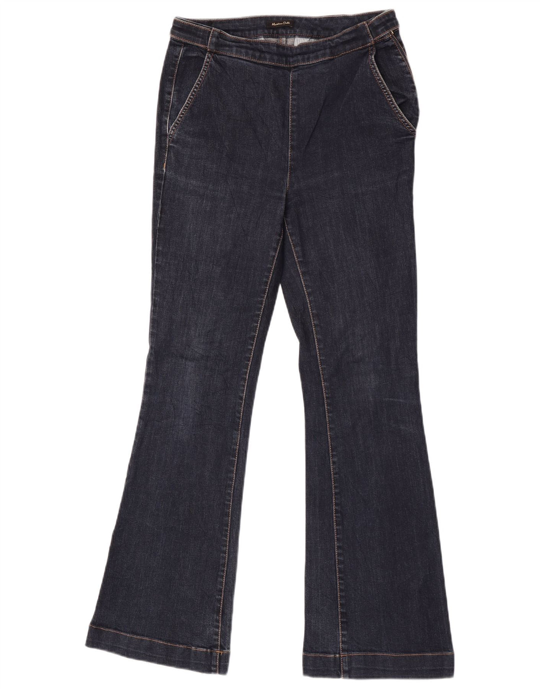 Женские расклешенные джинсы Massimo Dutti EU 36 XS W26 L30 Темно-синие