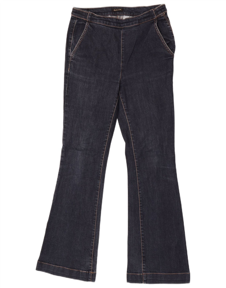 Женские расклешенные джинсы Massimo Dutti EU 36 XS W26 L30 Темно-синие