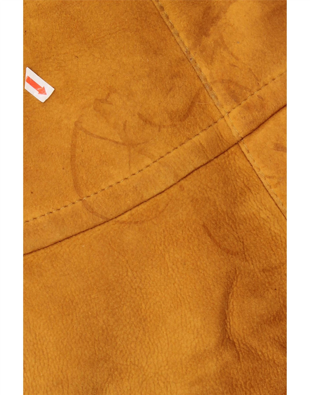 Винтажная женская короткая дубленка с капюшоном EU 44 XL, бежевая короткая дубленка