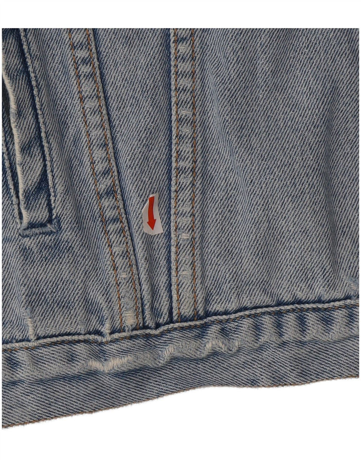 LEVI'S Mens Denim Jacket UK 44 2XL Blue Cotton