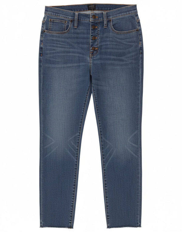 Женские джинсы скинни с высокой посадкой J. Crew W31 L27, синие, хлопок