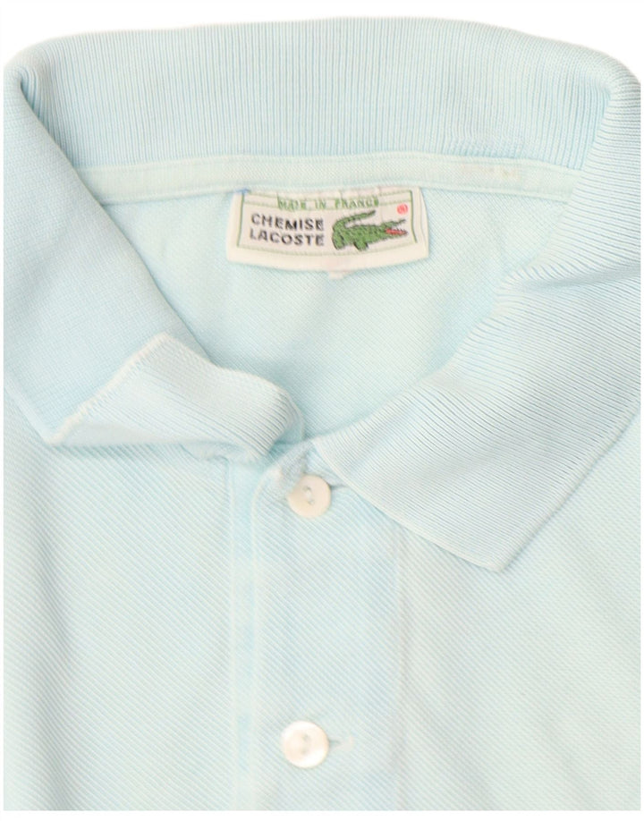 Мужская рубашка-поло Lacoste, размер 5, большая синяя хлопковая