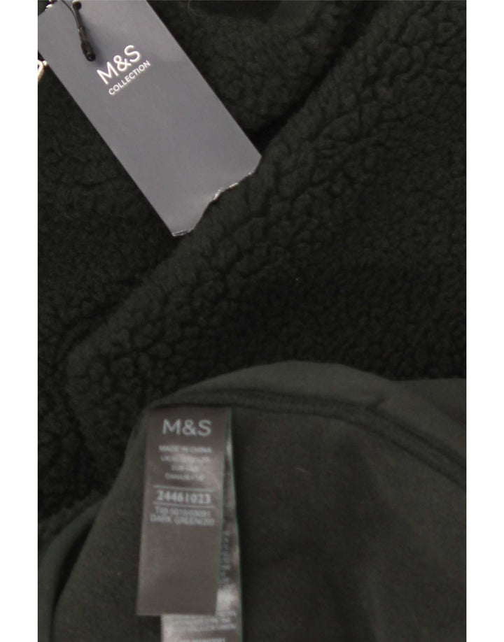 Женская флисовая куртка Marks & Spencer UK 20 2XL зеленая полиэстер