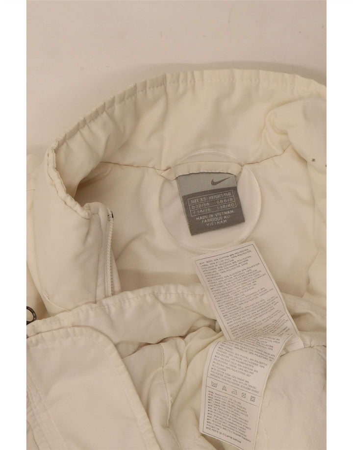 Женская ветровка Nike UK 4/6 XS, белый хлопок