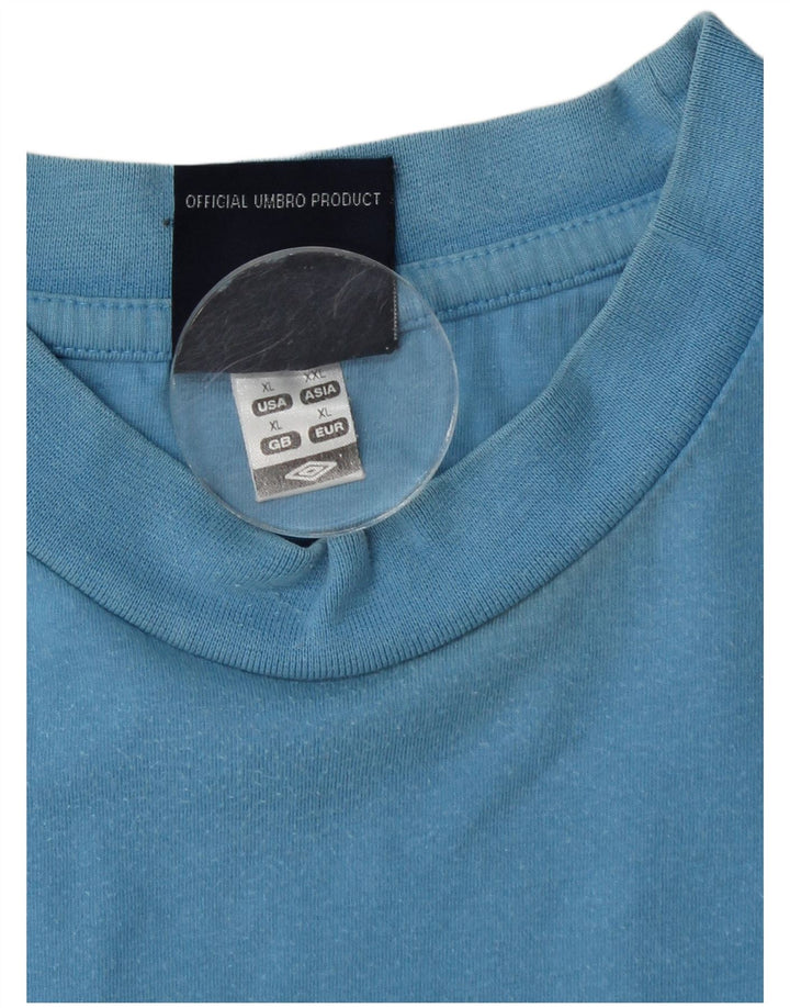 Мужская футболка Umbro Top XL, синяя, хлопок
