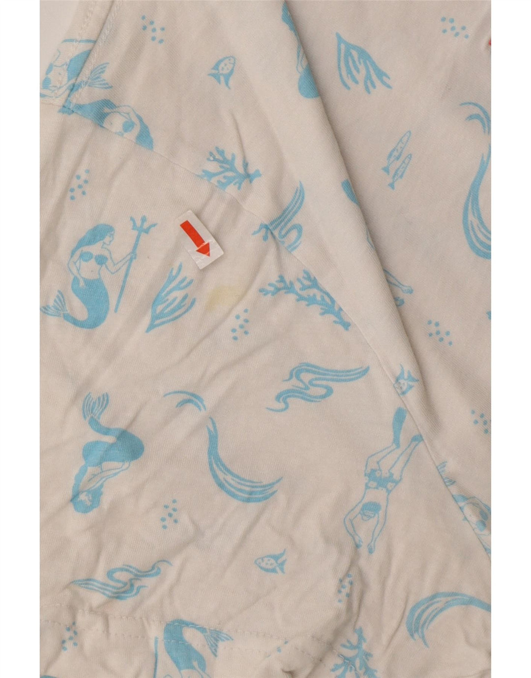 HURLEY Мужская футболка с рисунком Топ среднего размера, белый хлопок