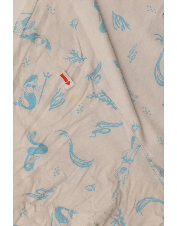 HURLEY Мужская футболка с рисунком Топ среднего размера, белый хлопок