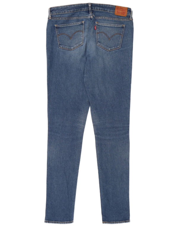 Женские джинсы скинни Levi's 711 W30 L34 синие, хлопок