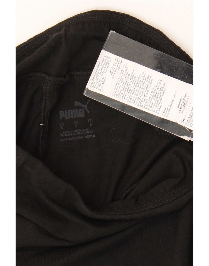 Женские леггинсы Puma UK 8, маленькие, черные, хлопковые