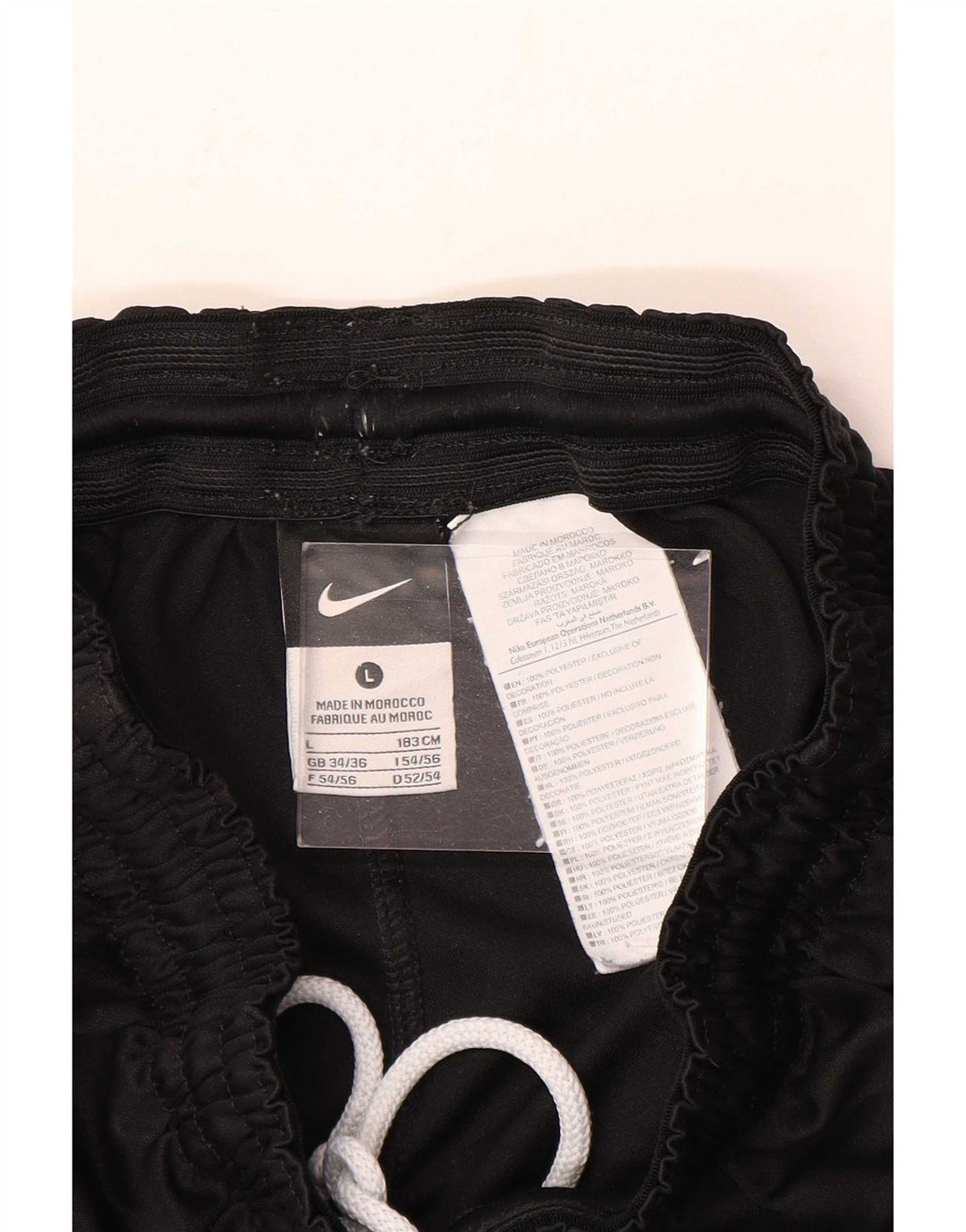 Мужские спортивные шорты Nike Dri Fit, большие черные, полиэстер