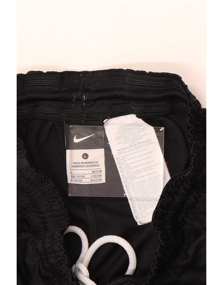 Мужские спортивные шорты Nike Dri Fit, большие черные, полиэстер