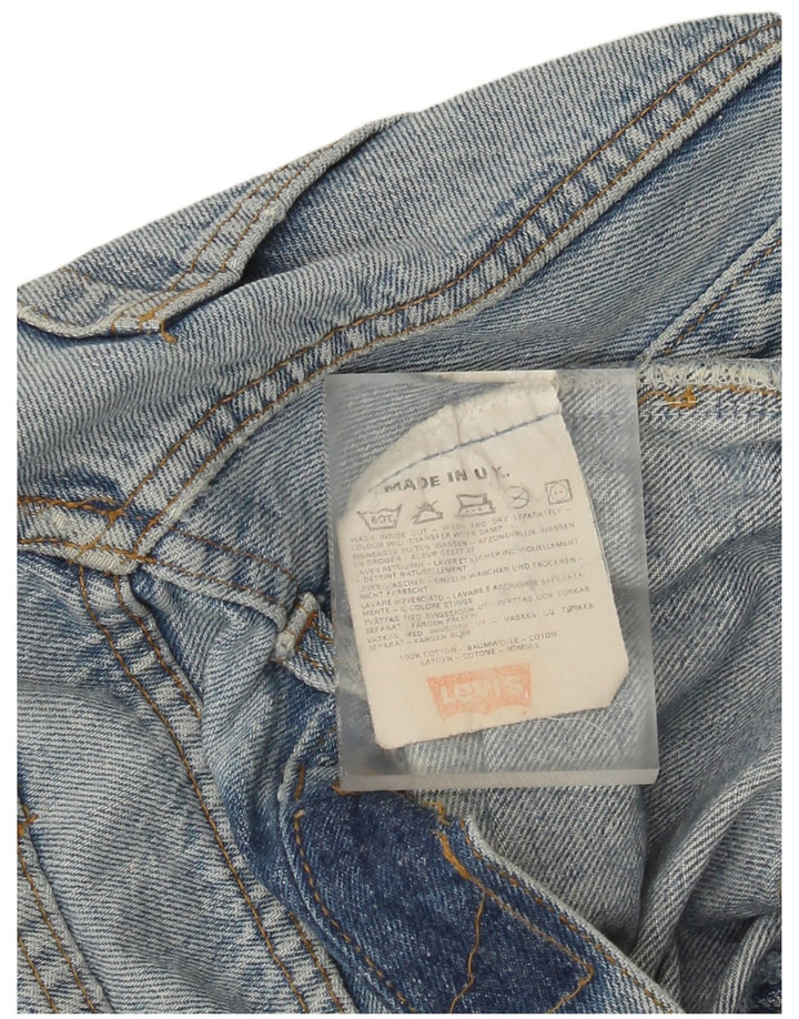 Женские прямые джинсы Levi's 501 W34 L31 синие, хлопок