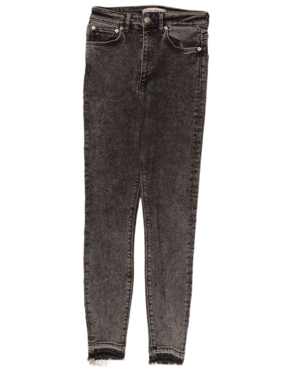 Женские джинсы скинни Zara EU 36 XS W26 L27 Серые
