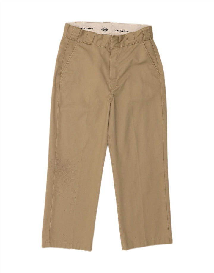 Мужские прямые брюки-чинос Dickies W28 L25 коричневые из полиэстера