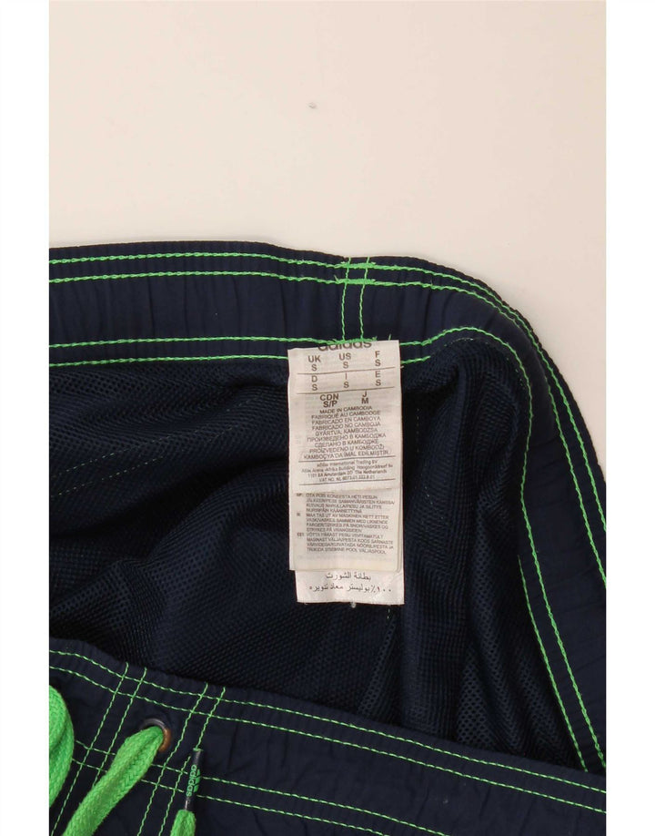 Мужские шорты для плавания Adidas, маленькие, темно-синие, полиэстер