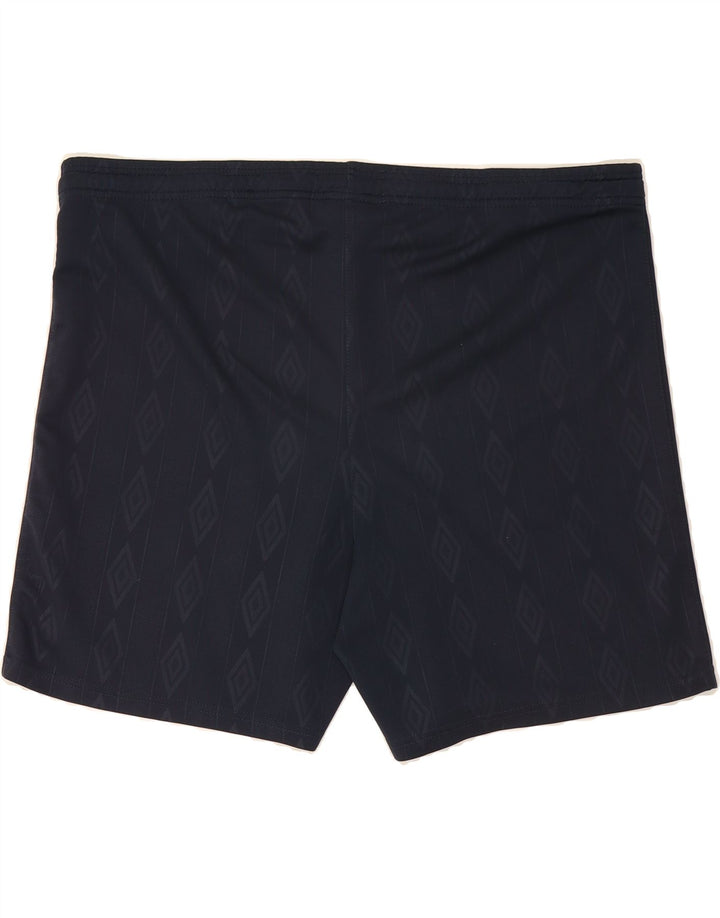 UMBRO Mens Graphic Swimming Shorts XL Navy Blue Argyle/Diamond Vintage Umbro and Second-Hand Umbro from Messina Hembry 