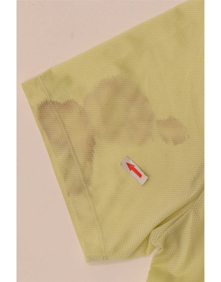 Мужская футболка Nike Dri Fit с графическим рисунком, большой желтый полиэстер