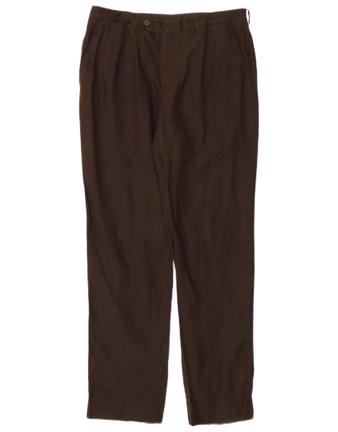 MASSIMO DUTTI Женские прямые брюки чинос EU 44 Large W34 L30 Коричневые