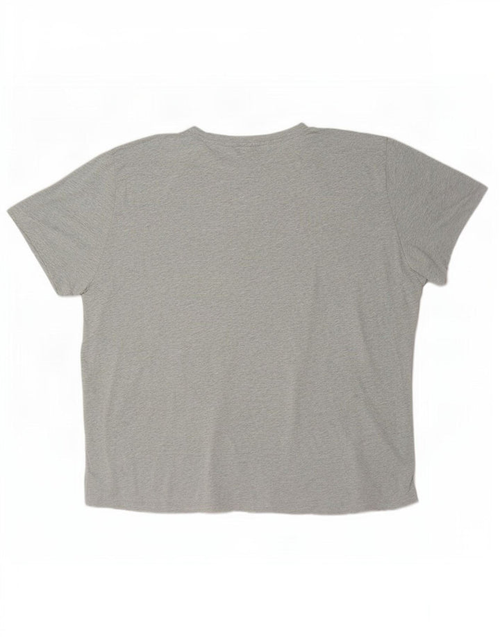 Мужская футболка Gant Top 3XL, серый хлопок в крапинку