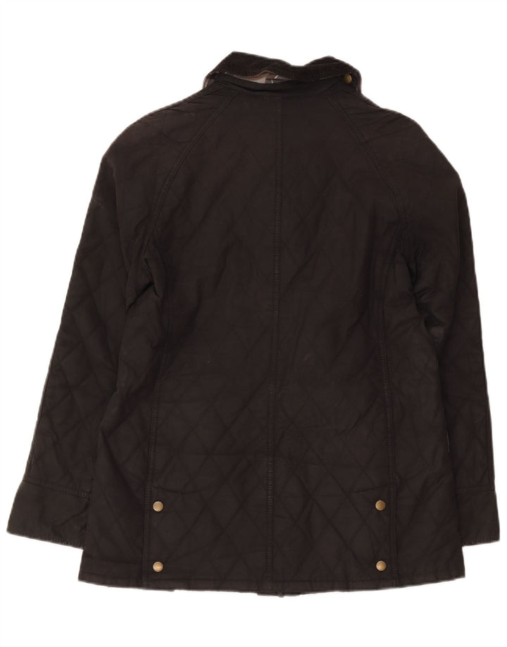 Женская стеганая куртка Barbour UK 10 маленькая черная
