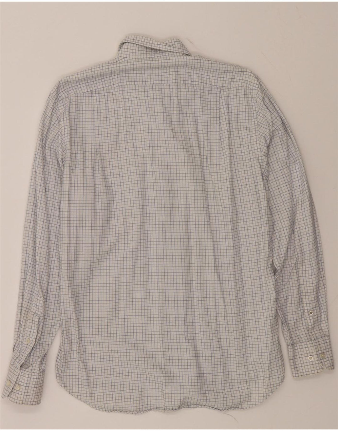HUGO BOSS Mens Shirt Size 15 38 Medium White Check Cotton Vintage Hugo Boss and Second-Hand Hugo Boss from Messina Hembry 