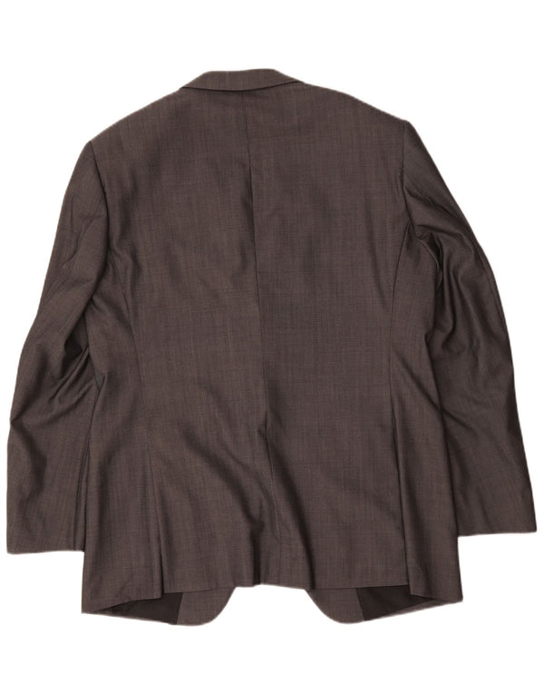 Мужской пиджак Marks & Spencer Autograph 1 Button UK 42, большой серый шерстяной