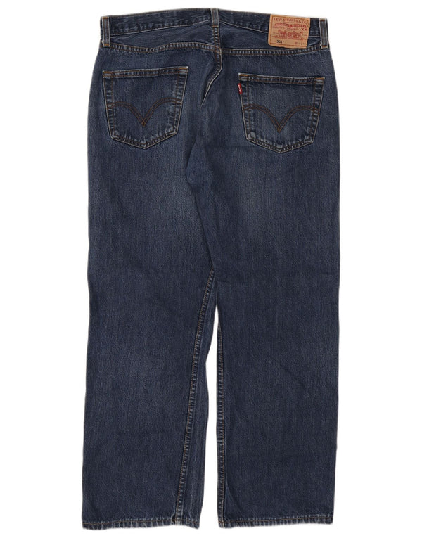 Мужские прямые джинсы Levi's 501 W36 L28 синие, хлопок