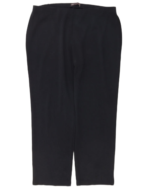 Женские повседневные брюки Marks & Spencer UK 16, большие W36 L27, темно-синие