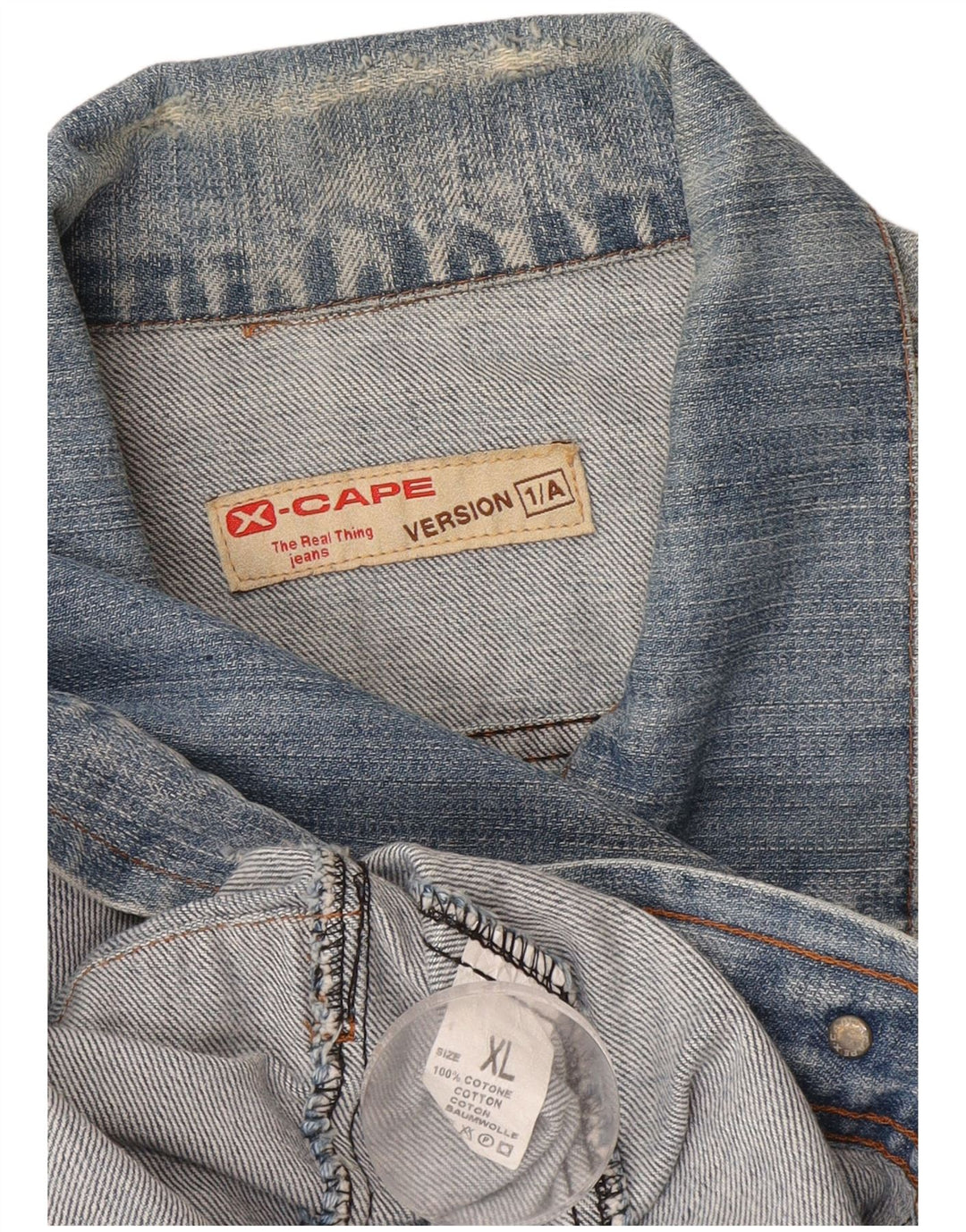 Женская джинсовая куртка X-Cape UK 18 XL, синяя, хлопок