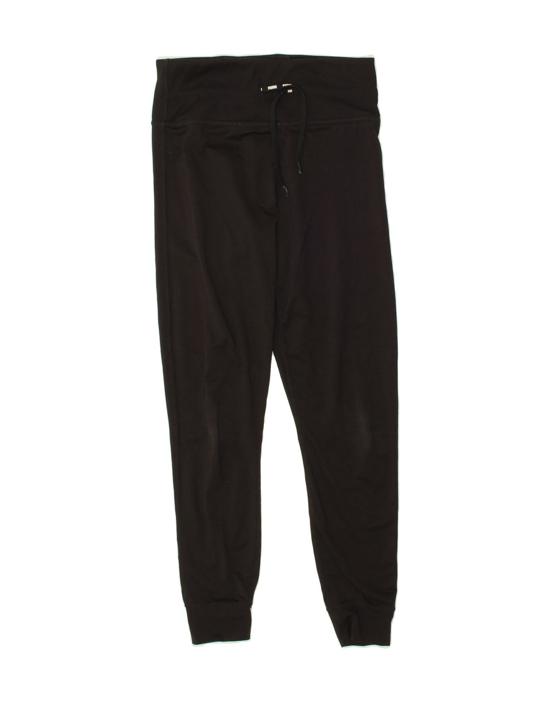 PUMA Womens Tracksuit Trousers Joggers UK 12 Medium  Black Polyester Vintage Puma and Second-Hand Puma from Messina Hembry 