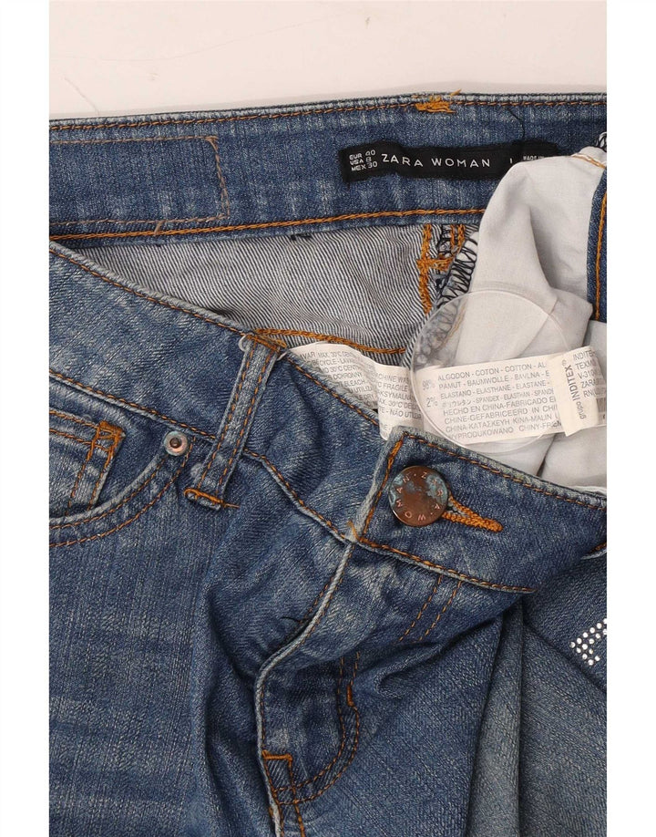 Женские джинсы Bootcut Zara EU 40 Medium W30 L30 Синие, хлопок