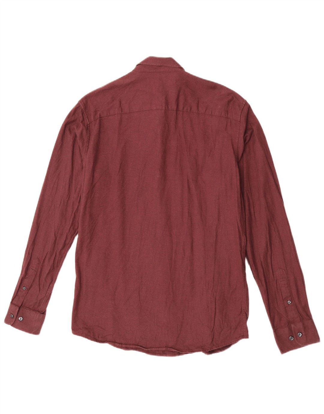 Мужская рубашка узкого кроя Jack & Jones, средний бордовый хлопок, хлопок