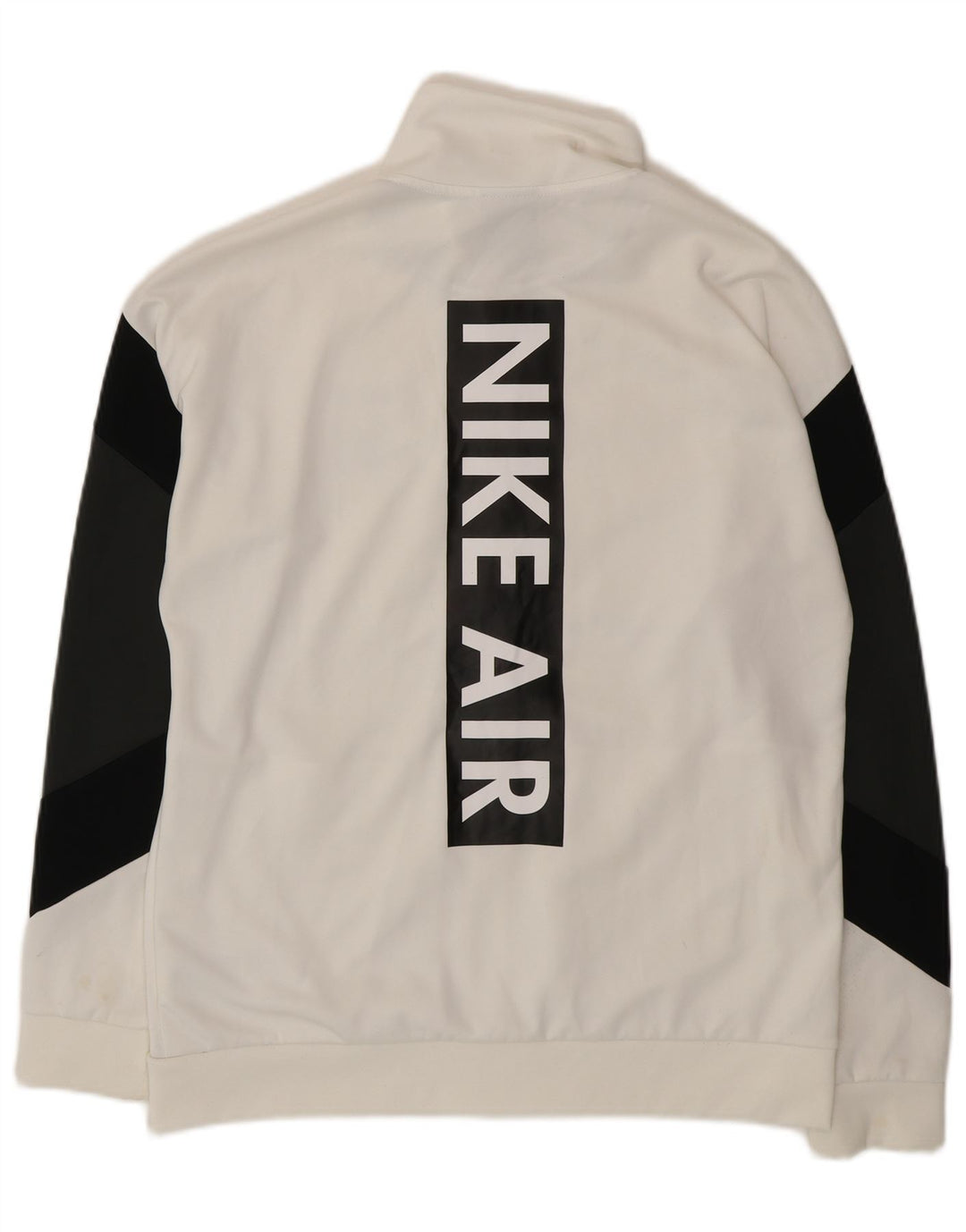 Мужской спортивный костюм с графическим рисунком Nike, средний белый полиэстер с цветными блоками