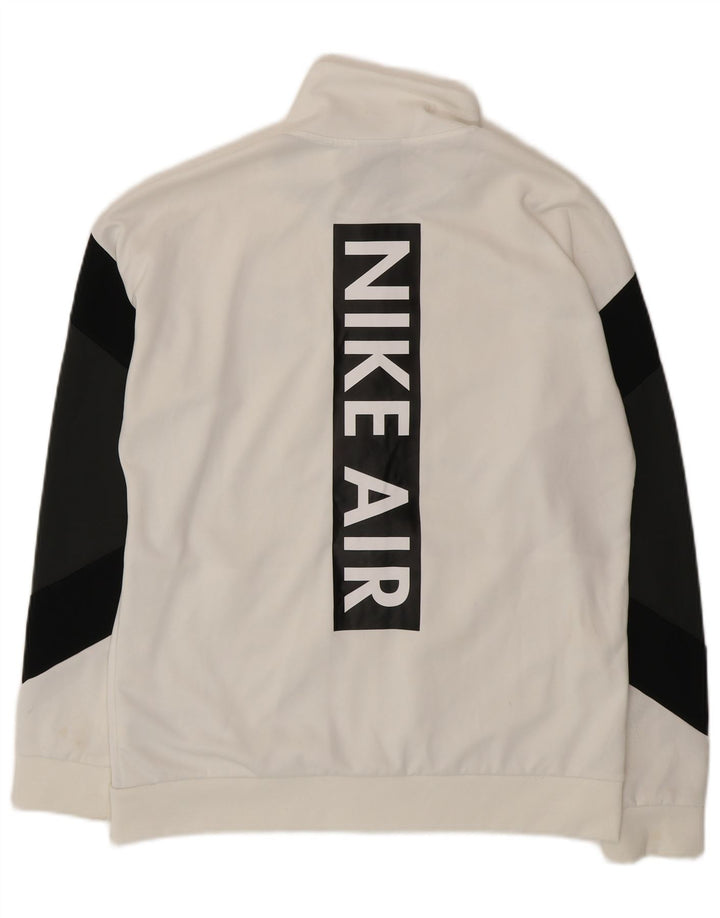 Мужской спортивный костюм с графическим рисунком Nike, средний белый полиэстер с цветными блоками