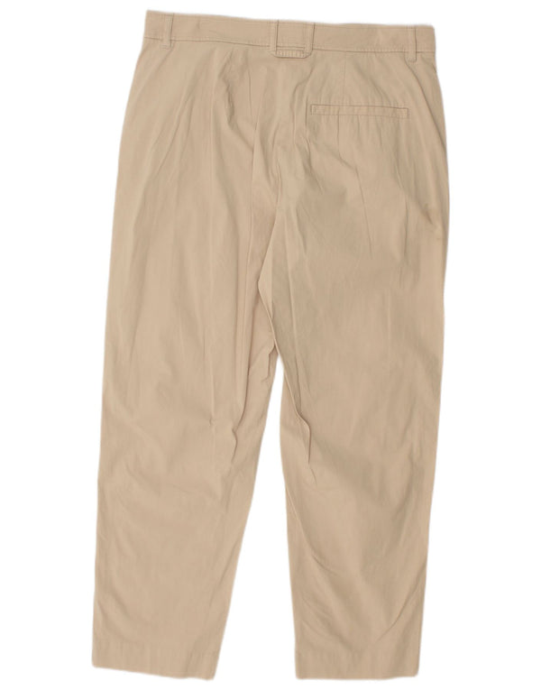 Cos Женские прямые укороченные брюки с высокой талией EU 38 Medium W30 L25 Бежевые