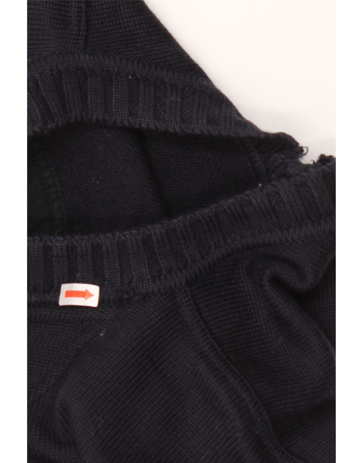 Мужской джемпер с v-образным вырезом PAUL & SHARK, средний темно-синий, новая шерсть