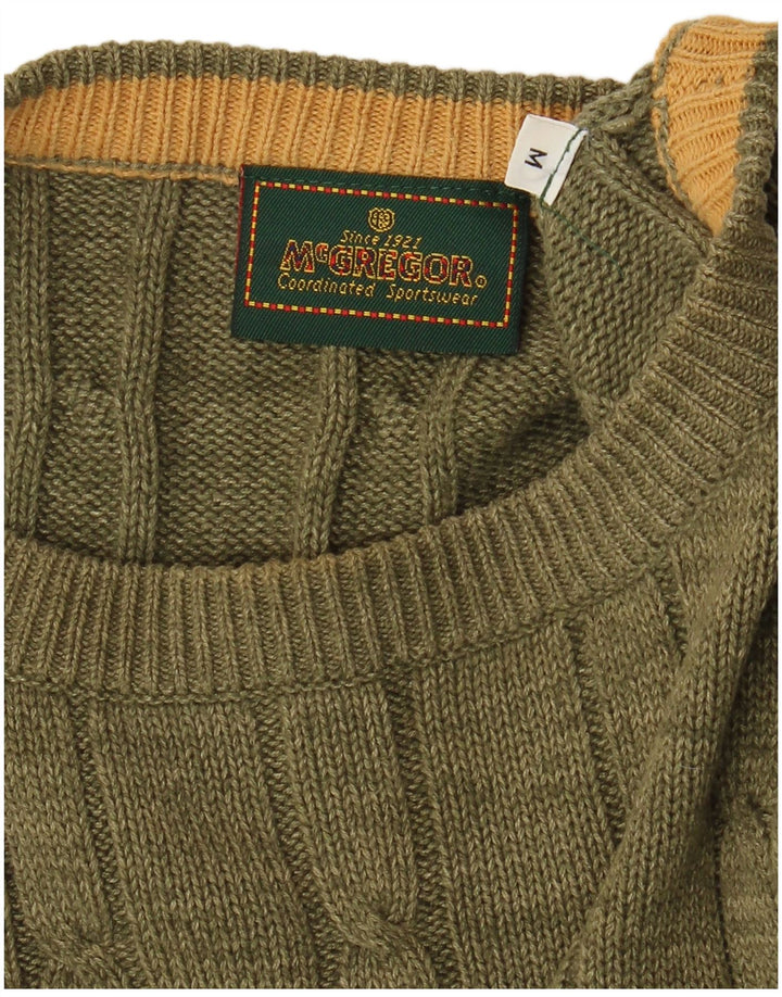 Мужской джемпер с круглым вырезом MC Gregor, средний хаки