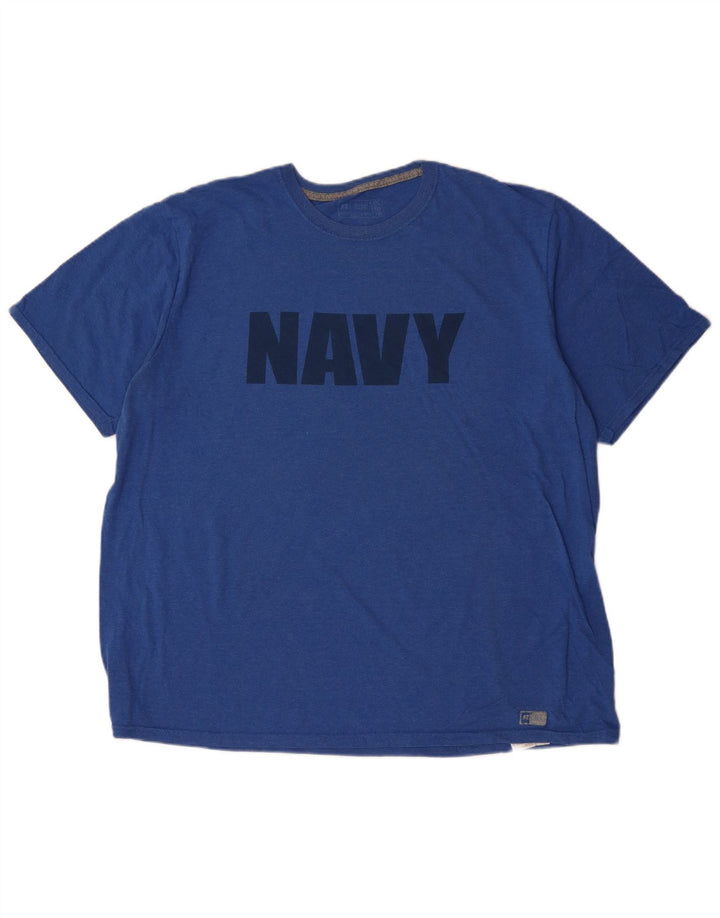 Мужская футболка с рисунком RUSSELL ATHLETIC, 2XL, синяя