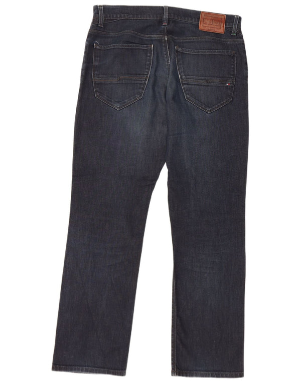 Женские прямые джинсы Tommy Hilfiger Mercer W34 L32 Темно-синие, хлопок
