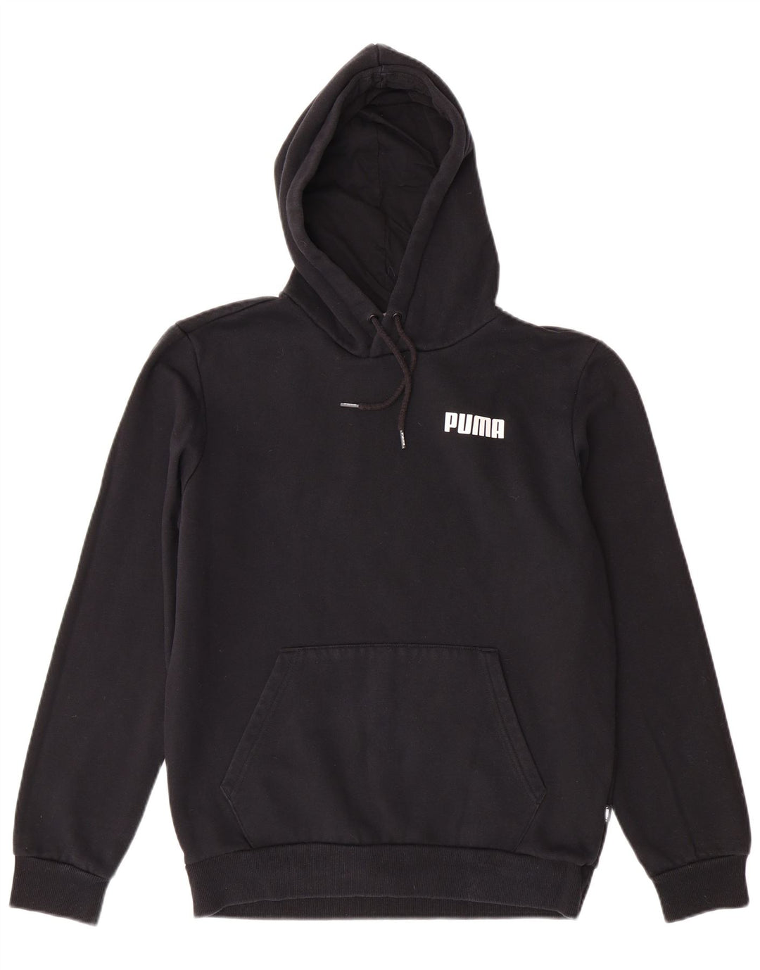 Мужской джемпер с капюшоном PUMA, маленький черный, хлопок