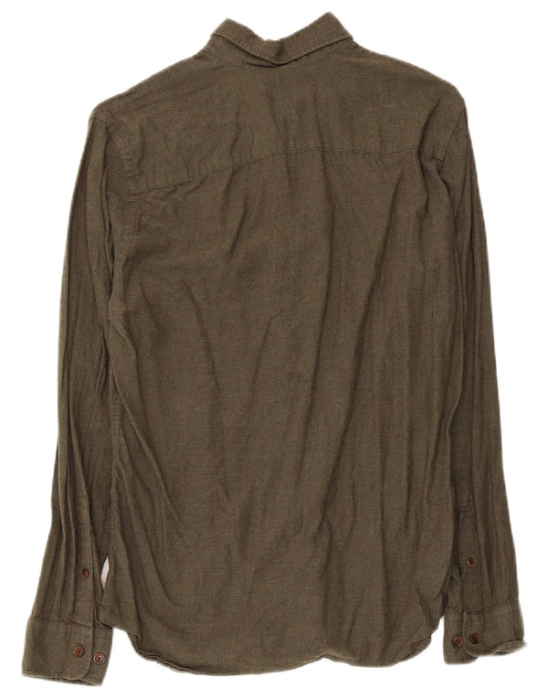 Мужская рубашка Jack & Jones XS хаки, хлопок