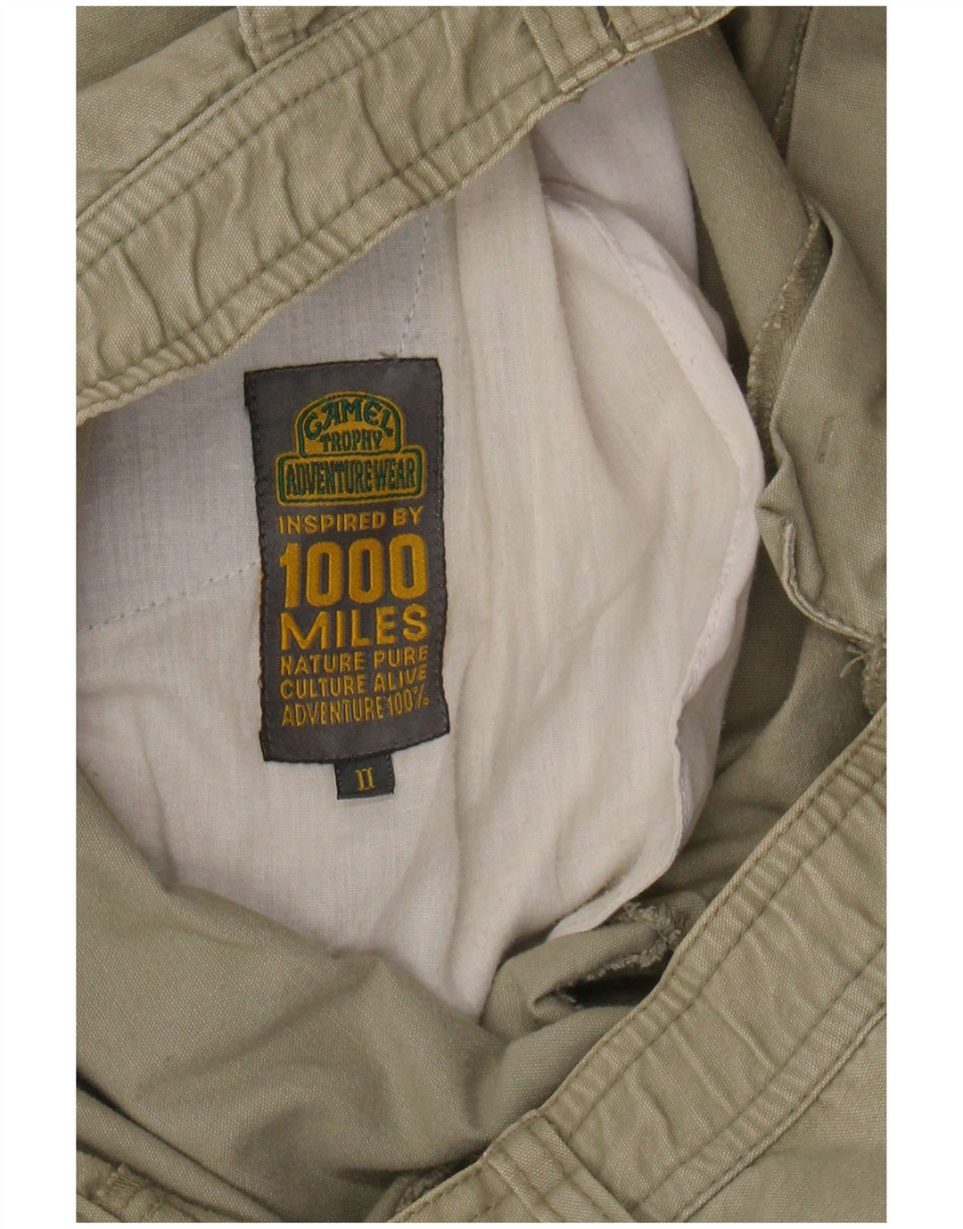 CAMEL ACTIVE Mens Straight Cargo Trousers W32 L28 Khaki