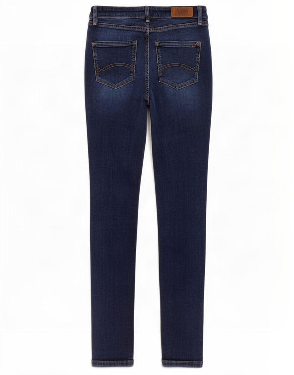 Tommy Hilfiger Женские джинсы скинни с высокой посадкой W25 L31 Синий хлопок