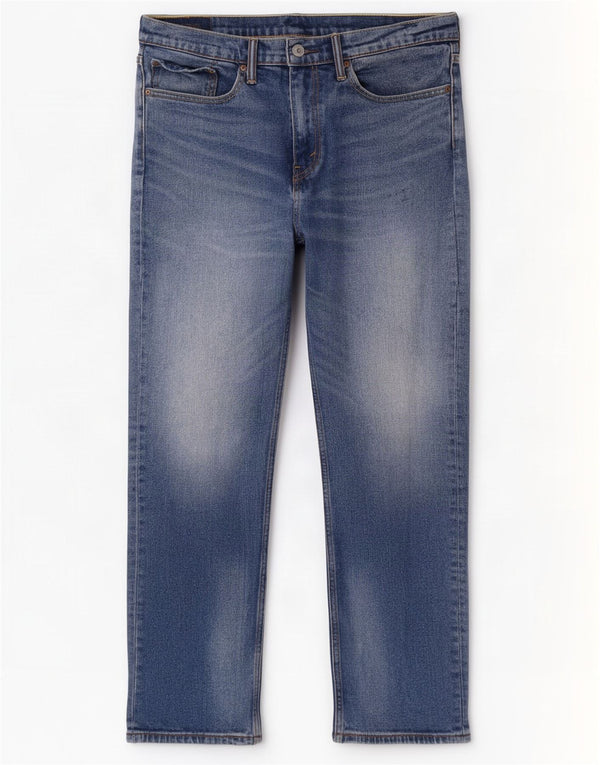 Мужские прямые джинсы Levi's W34 L32 синие, хлопок