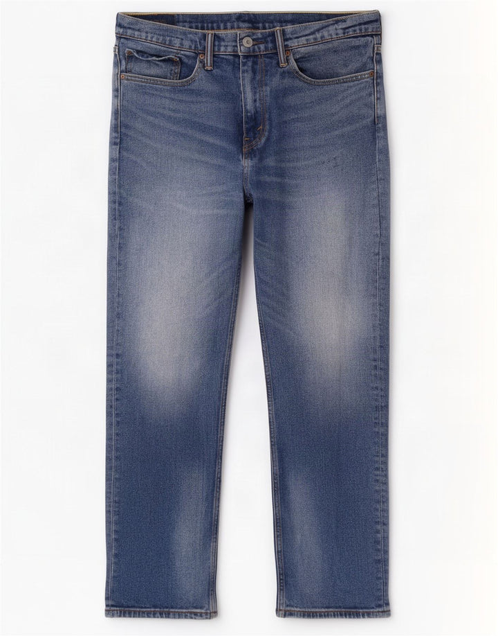 Мужские прямые джинсы Levi's W34 L32 синие, хлопок