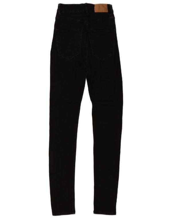 Женские джинсы скинни с высокой талией Zara EU 32 2XS W22 L27, черные