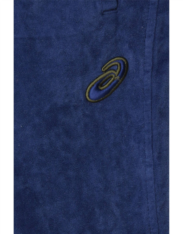 Мужские флисовые спортивные брюки ASICS, большие темно-синие