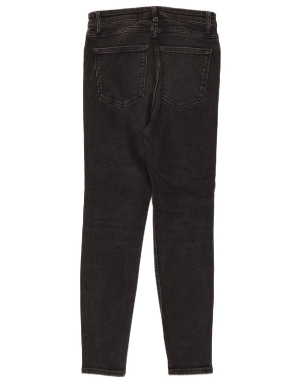 Женские джинсы скинни Zara EU 38, маленькие W28 L27, черные
