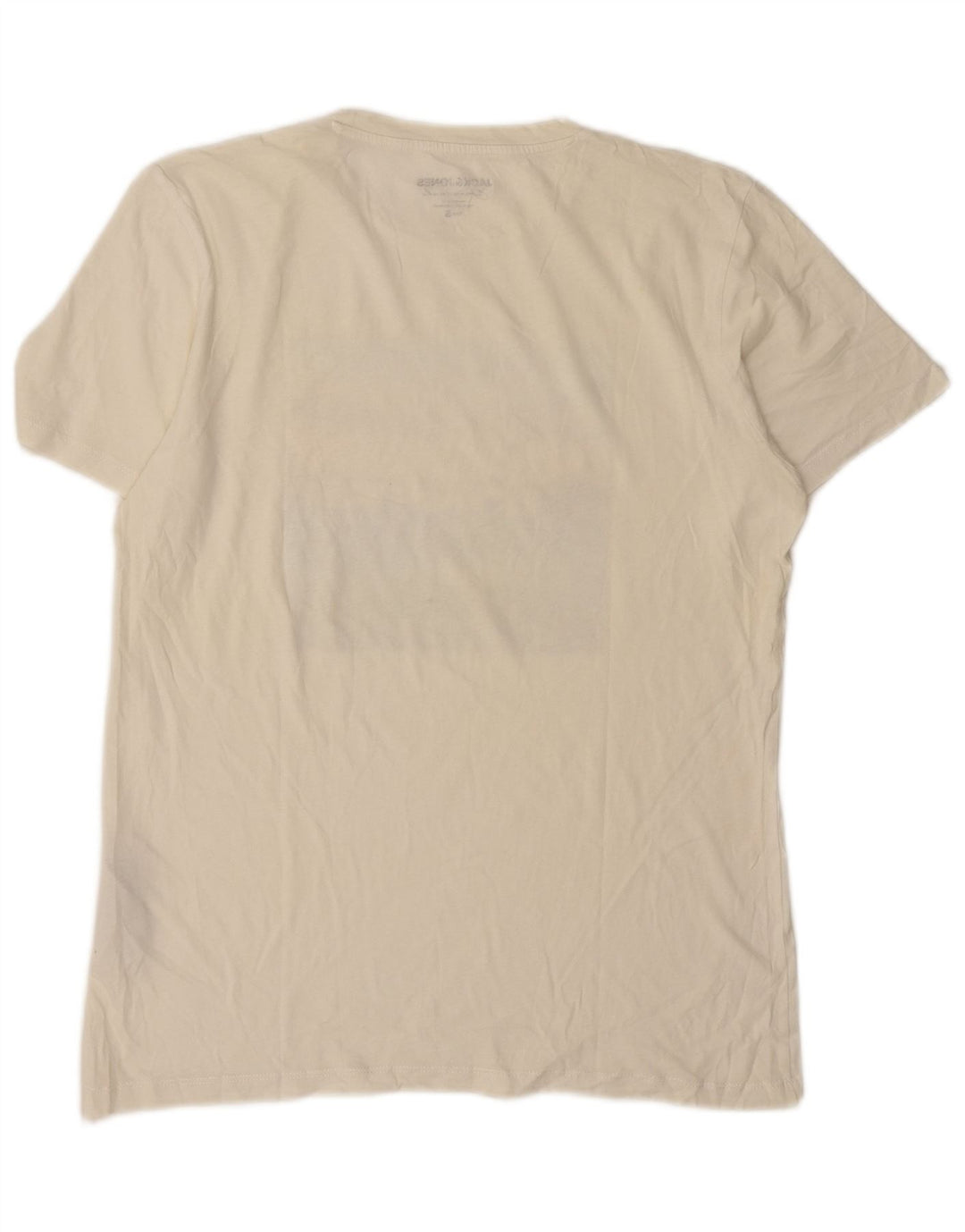 Мужская футболка с рисунком Jack & Jones, маленький белый хлопок